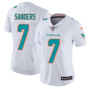 Dolphins #7 Jason Sanders White Women's Stitched NFL Vapor Untouchable Limited Jersey