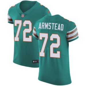 cheap Dolphins #72 Terron Armstead Aqua Green Alternate Men's Stitched NFL New Elite Jersey