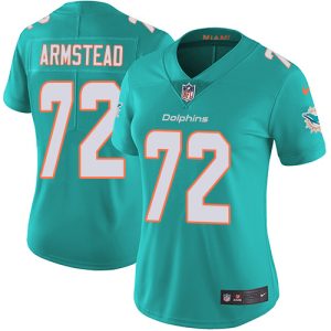 cheap Dolphins #72 Terron Armstead Aqua Green Team Color Women's Stitched NFL Vapor Untouchable Limited Jersey