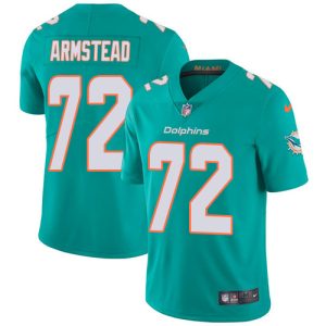 Dolphins #72 Terron Armstead Aqua Green Team Color Youth Stitched NFL Vapor Untouchable Limited Jersey