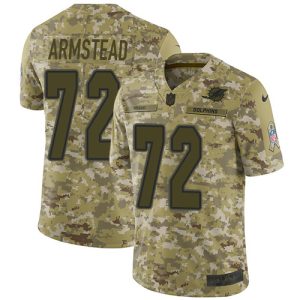 dolphins #72 terron armstead camo men's stitched nfl limited 2018 salute to service wholesale jersey