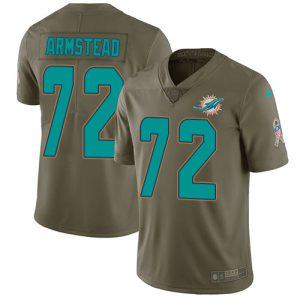 cheap Dolphins #72 Terron Armstead Olive Youth Stitched NFL Limited 2017 Salute to Service Jersey