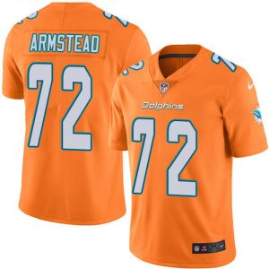 dolphins #72 terron armstead orange men's stitched nfl limited rush cheap jersey