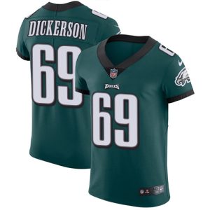 wholesale Eagles #69 Landon Dickerson Green Team Color Men's Stitched NFL Vapor Untouchable Elite Jersey