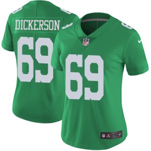 eagles #69 landon dickerson green women's stitched nfl limited rush cheap jersey