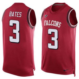 falcons #3 jessie bates red team color men's stitched nfl limited tank top cheap jersey