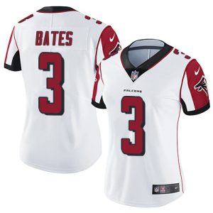 cheap Falcons #3 Jessie Bates White Stitched Women's NFL Vapor Untouchable Limited Jersey