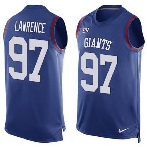 giants #97 dexter lawrence royal blue team color men's stitched nfl limited tank top cheap jersey