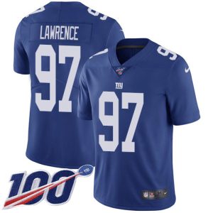 wholesale Giants #97 Dexter Lawrence Royal Blue Team Color Youth Stitched NFL 100th Season Vapor Untouchable Limited Jersey