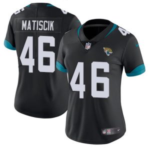 jaguars #46 ross matiscik black team color women's stitched nfl vapor untouchable limited cheap jersey