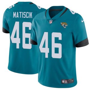 jaguars #46 ross matiscik teal green alternate youth stitched nfl vapor untouchable limited wholesale jersey