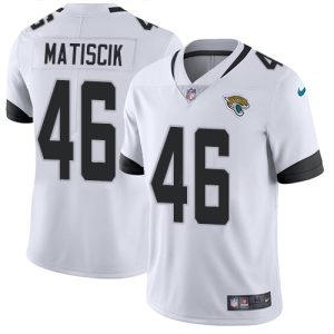 cheap Jaguars #46 Ross Matiscik White Men's Stitched NFL Vapor Untouchable Limited Jersey