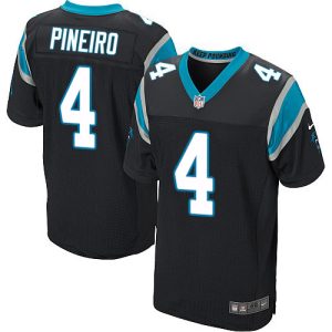 Panthers #4 Eddy Pineiro Black Team Color Men's Stitched NFL Vapor Untouchable Elite Jersey