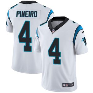 Panthers #4 Eddy Pineiro White Youth Stitched NFL Vapor Untouchable Limited Jersey