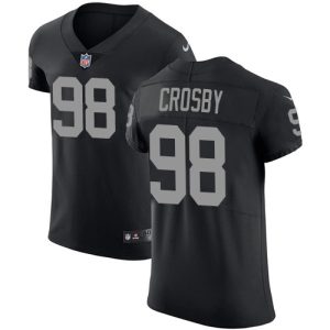 cheap Raiders #98 Maxx Crosby Black Team Color Men's Stitched NFL Vapor Untouchable Elite Jersey