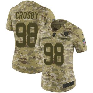 raiders #98 maxx crosby camo women's stitched nfl limited 2018 salute to service cheap jersey