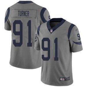 rams #91 kobie turner gray men's stitched nfl limited inverted legend cheap jersey