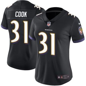 ravens #31 dalvin cook black alternate women's stitched nfl vapor untouchable limited cheap jersey