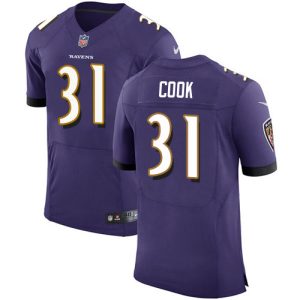 Ravens #31 Dalvin Cook Purple Team Color Men's Stitched NFL Vapor Untouchable Elite Jersey