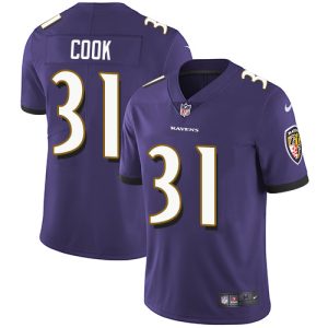 Ravens #31 Dalvin Cook Purple Team Color Men's Stitched NFL Vapor Untouchable Limited Jersey