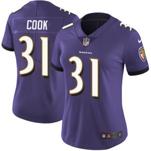 ravens #31 dalvin cook purple team color women's stitched nfl vapor untouchable limited cheap jersey