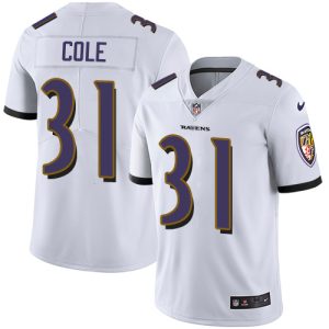 ravens #31 dalvin cook white men's stitched nfl vapor untouchable limited wholesale jersey