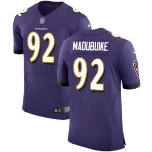 cheap Ravens #92 Justin Madubuike Purple Team Color Men's Stitched NFL Vapor Untouchable Elite Jersey