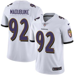 cheap Ravens #92 Justin Madubuike White Men's Stitched NFL Vapor Untouchable Limited Jersey