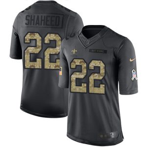 saints #22 rashid shaheed black men's stitched nfl limited 2016 salute to service cheap jersey