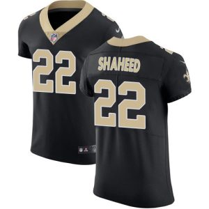 Saints #22 Rashid Shaheed Black Team Color Men's Stitched NFL Vapor Untouchable Elite Jersey