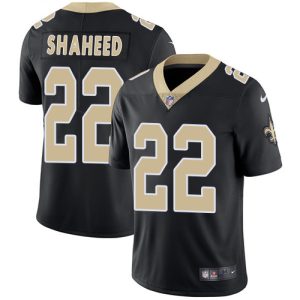 Saints #22 Rashid Shaheed Black Team Color Men's Stitched NFL Vapor Untouchable Limited Jersey