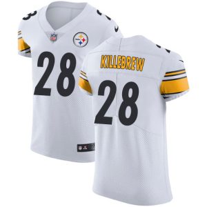 steelers #28 miles killebrew white men's stitched nfl vapor untouchable elite cheap jersey